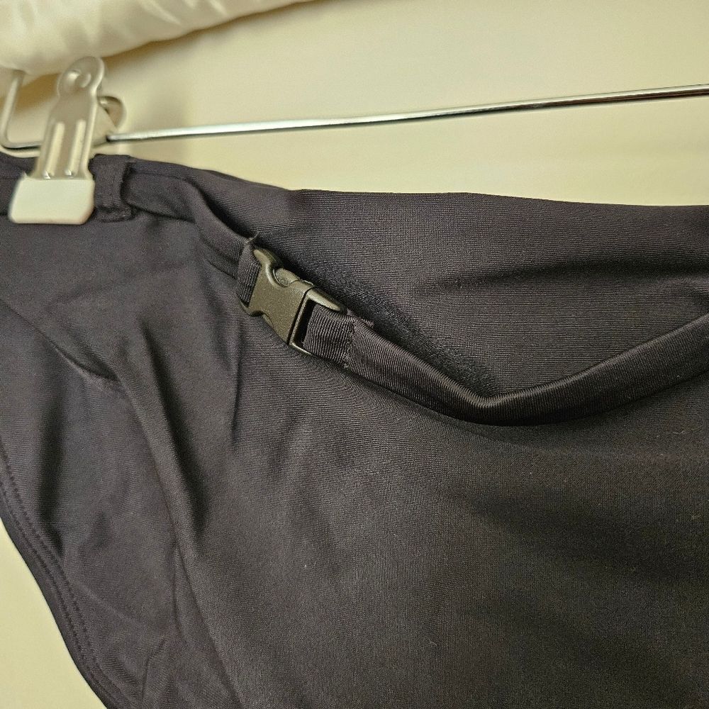 Andie Swim Bikini Bottom The Riviera Belted Black Casual Neutral Classic - Picture 4 of 15